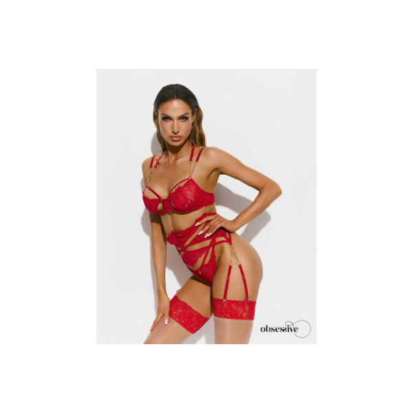 Matildea porte-jarretelles - Rouge